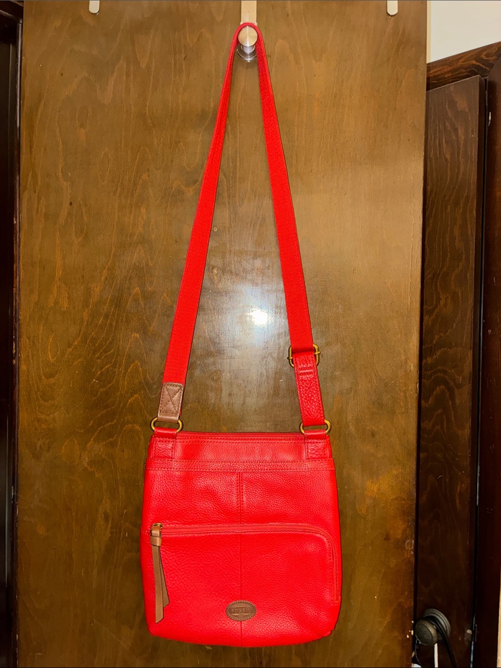 Fossil Red Crossbody Shoulder Bag - Women
